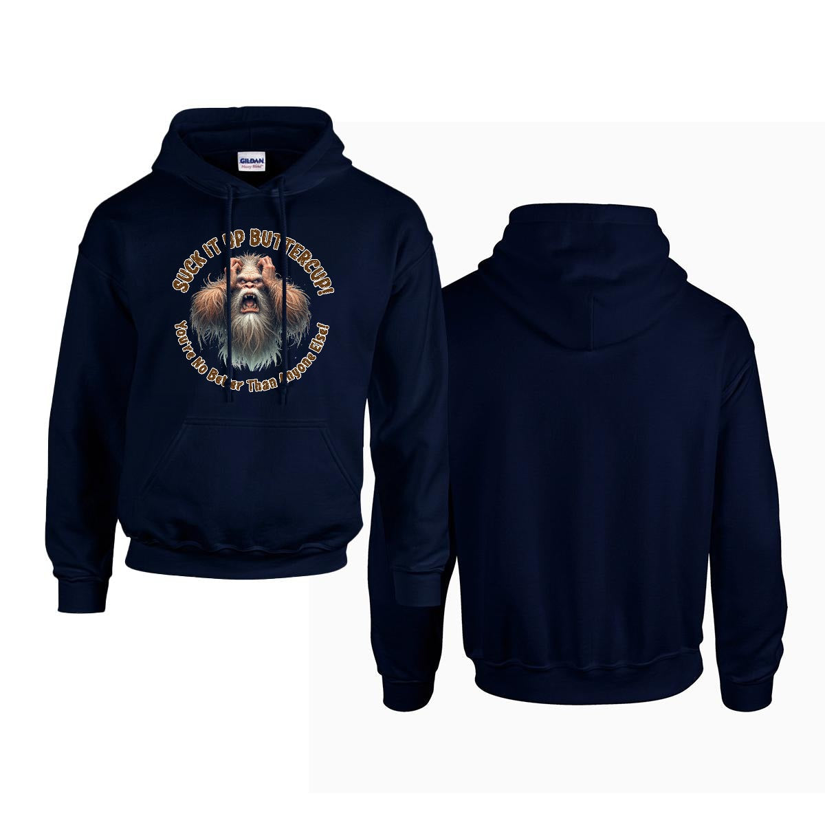 Sasquatch, Bigfoot Design, Gildan 18500 Poly-Cotton Hoodie