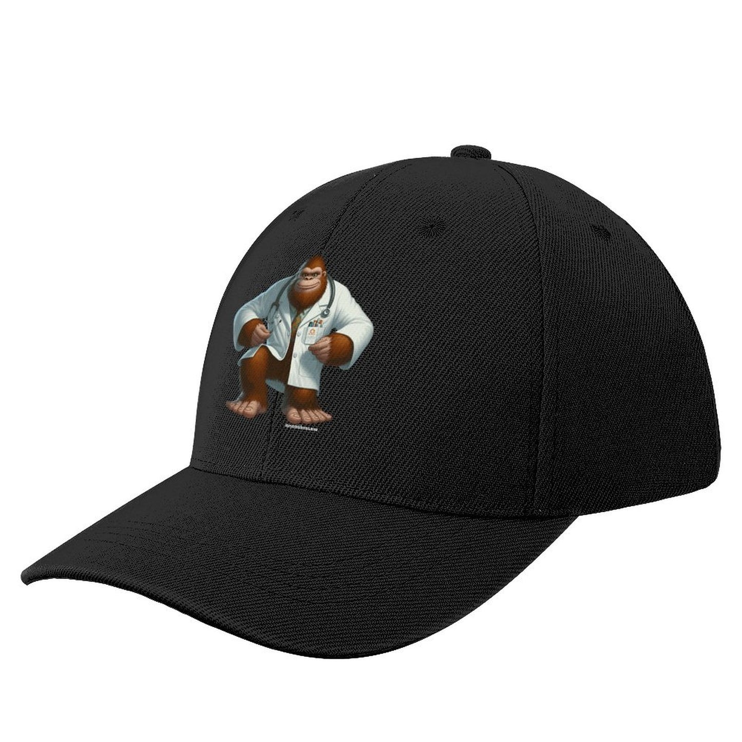 Bigfoot, Sasquatch Doctor Polyester Baseball Cap
