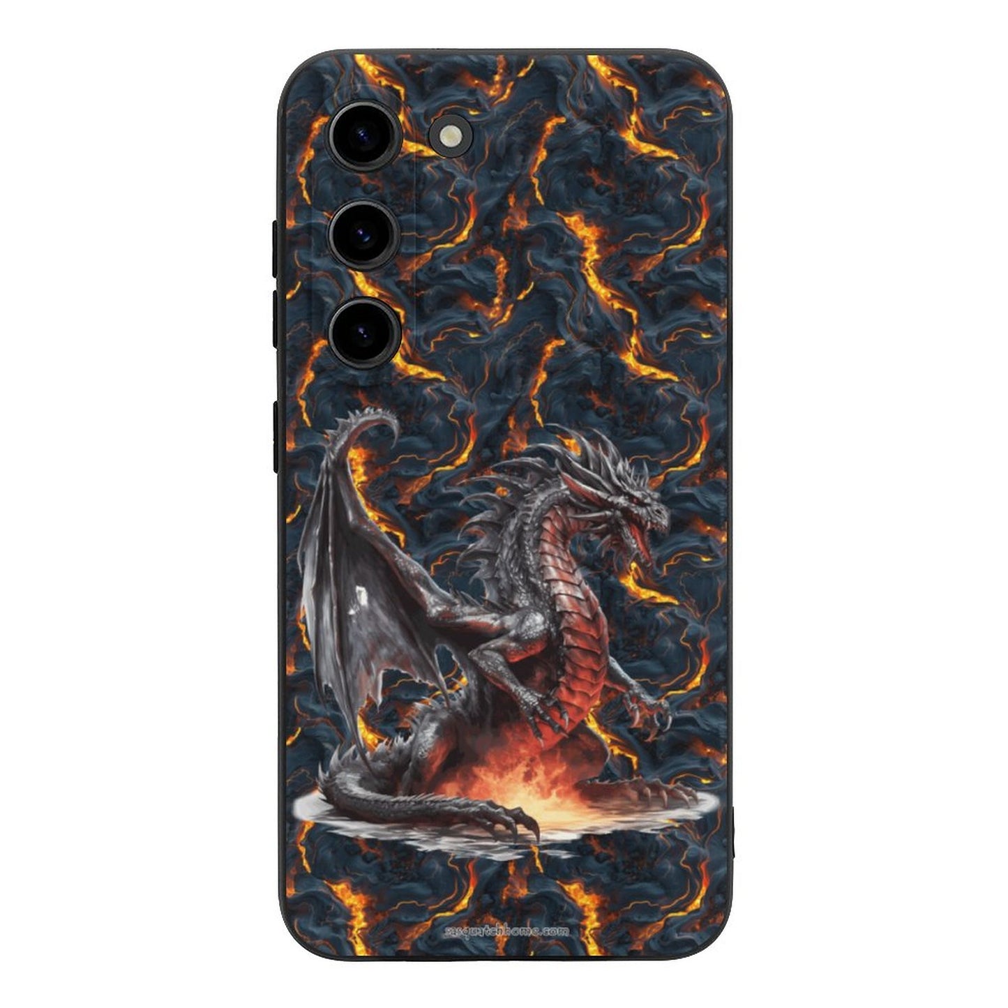 Dragon Fire, Samsung S23 Series TPU Cell Phone Case