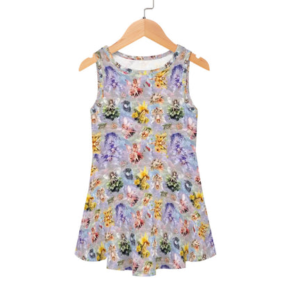 6 Fairy Designs, Girl’s Sleeveless Dress