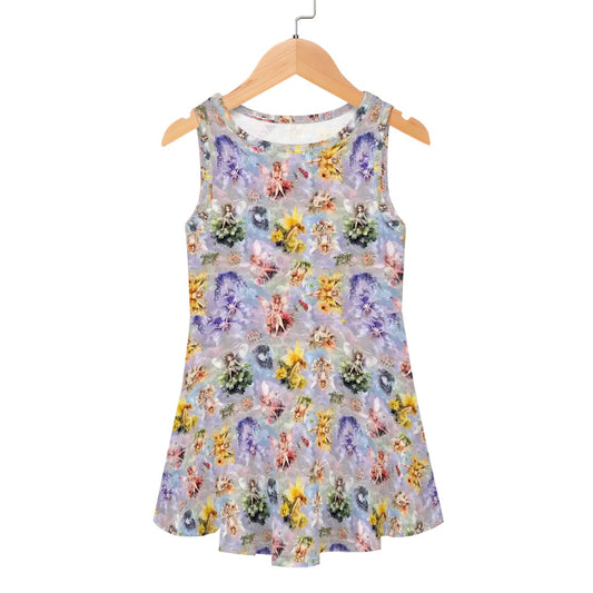 6 Fairy Designs, Girl’s Sleeveless Dress