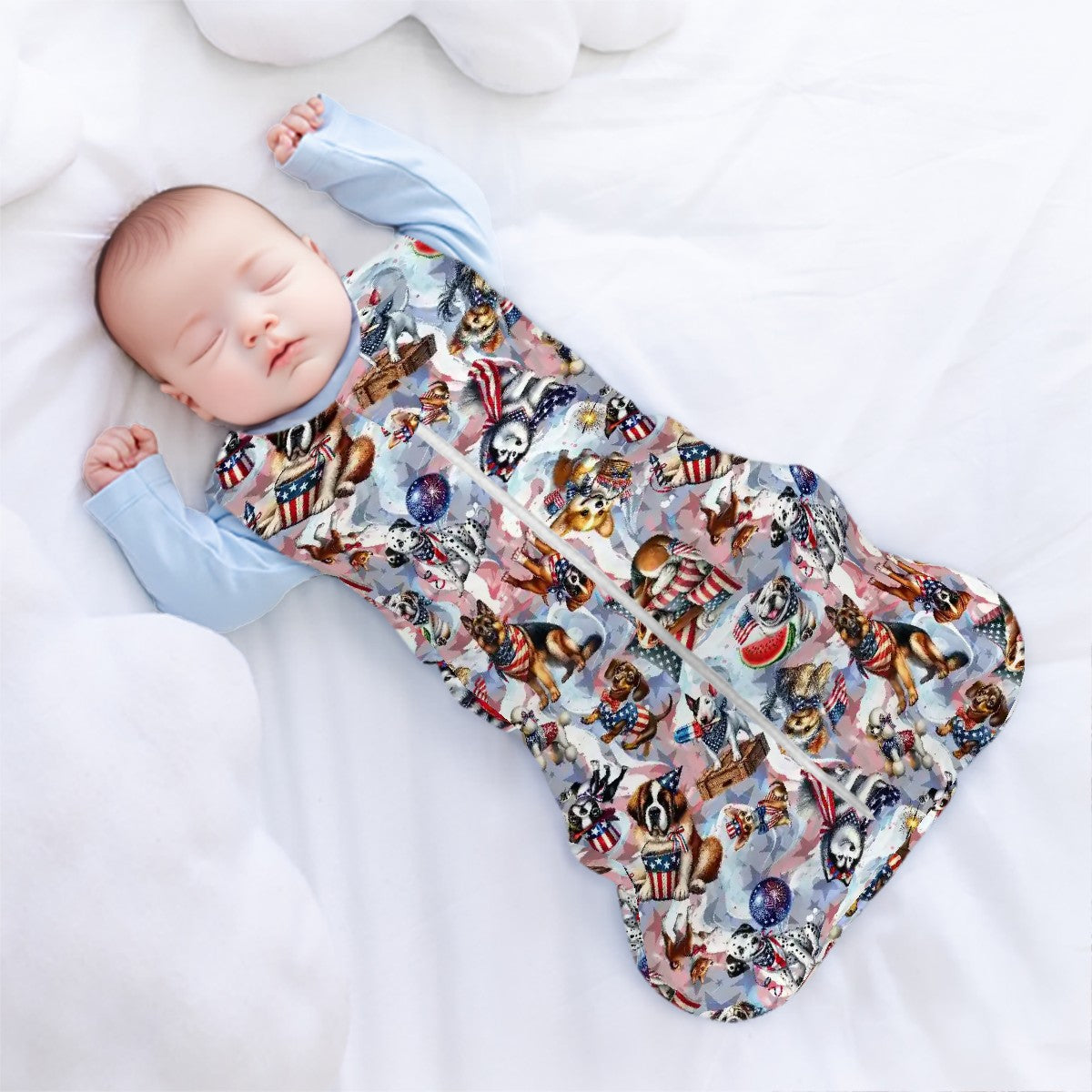 8 Patriotic Designs, Sleeveless Baby Sleep Sack