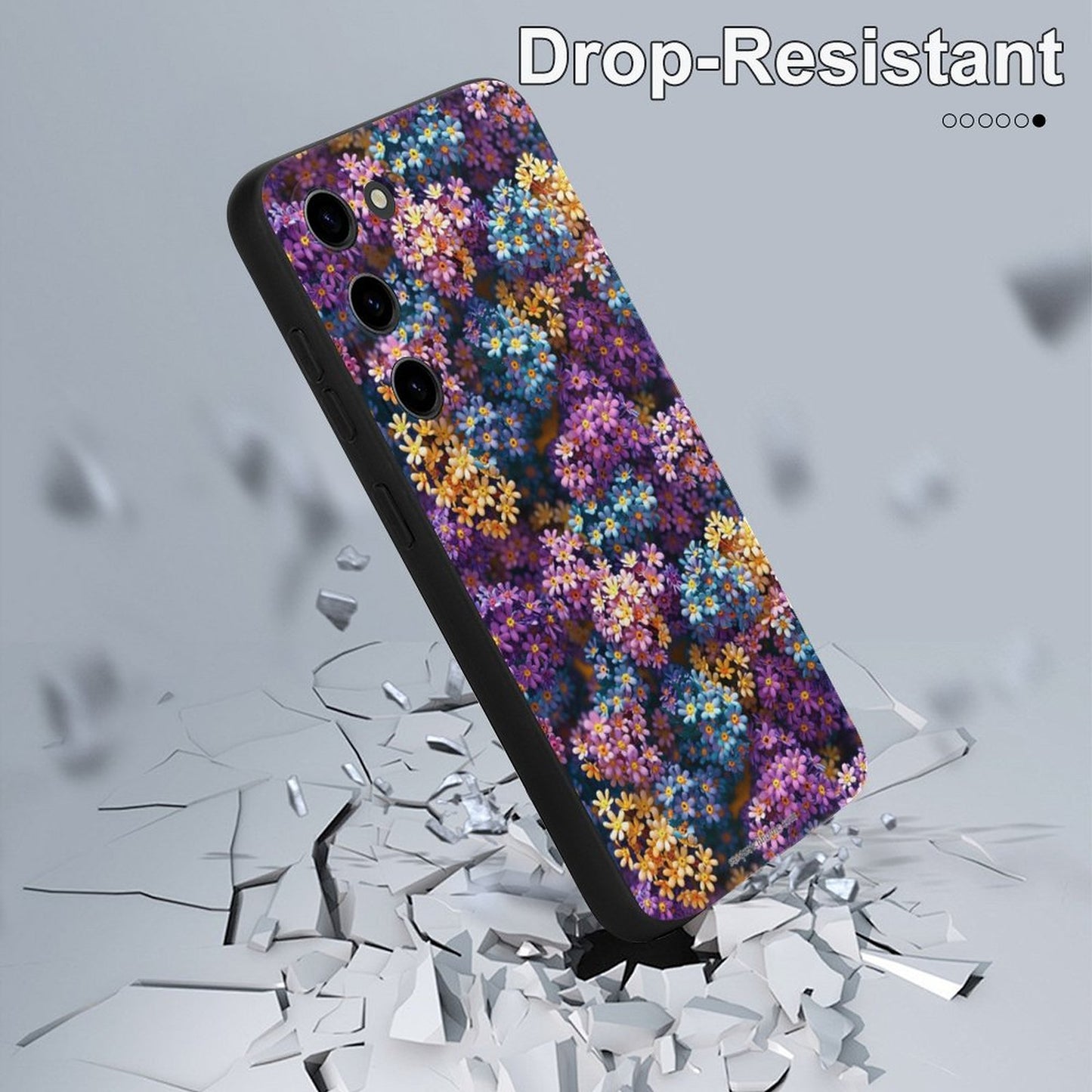 10 Flower Designs, Samsung S23 Series TPU Cell Phone Case