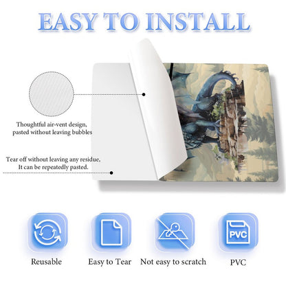 Forest Dragon Sticker for PS5 Slim Controller Console