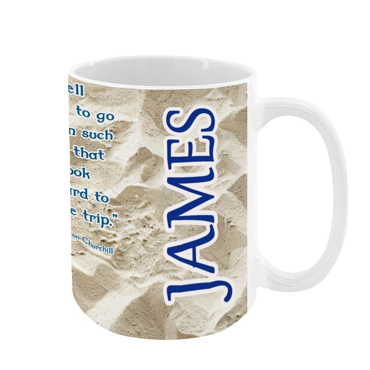 Sarcastic Sasquatch "Tact is the..", Large 15 Ounce Colorful Mugs – Made In USA