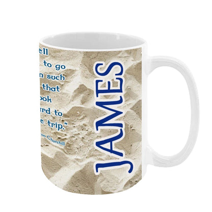 Sarcastic Sasquatch "Tact is the..", Large 15 Ounce Colorful Mugs – Made In USA