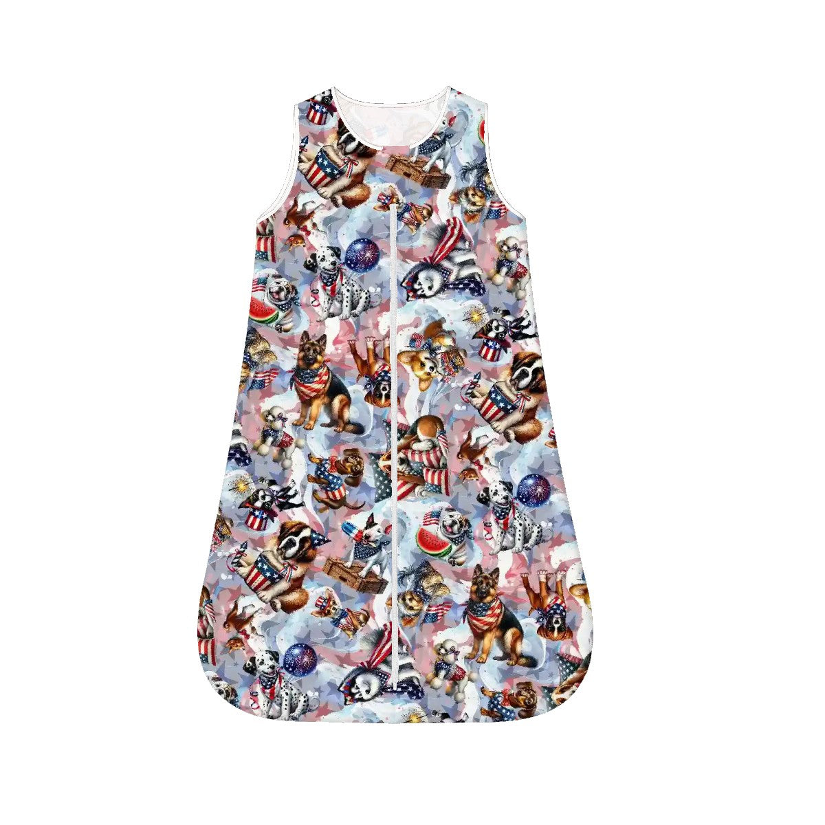 8 Patriotic Designs, Sleeveless Baby Sleep Sack