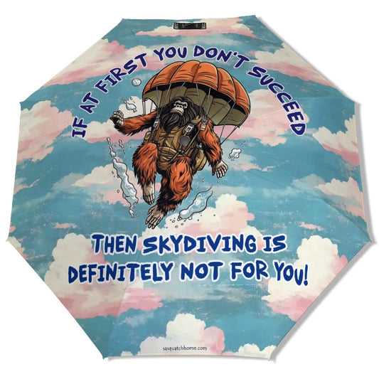 Sasquatch / Bigfoot Designs 38” UV Protection, Water Wicking Umbrella