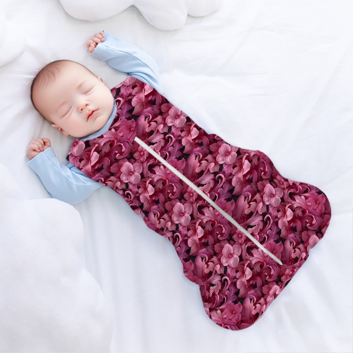 10 Flower Designs, Sleeveless Baby Sleep Sack