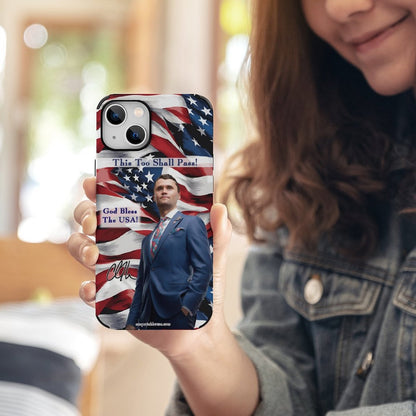 Charlie Kirk Memorial, Microfiber iPhone 13 Cases