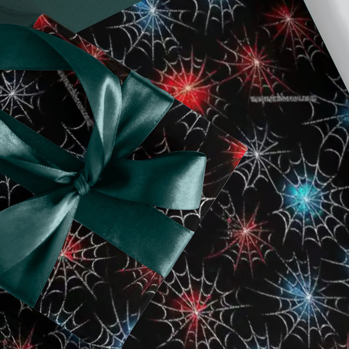 Spider Web, 3 Pack Gift Wrapping Paper Sheets