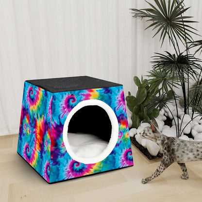 19 Tie Dey, Space Capsule Pet Bed