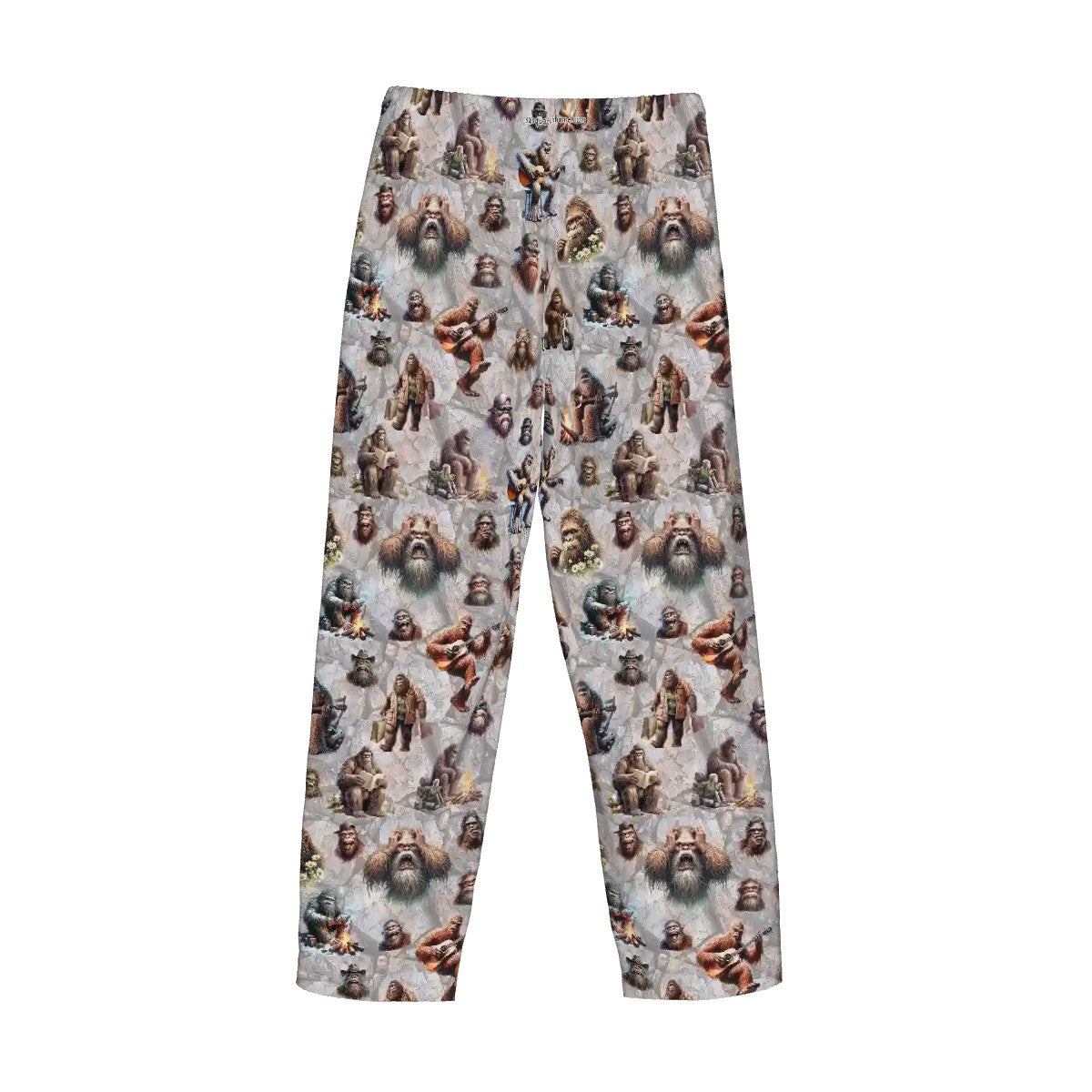 10 Bigfoot / Sasquatch Designs, Men’s Polyester, Drawstring, Pajama Pants