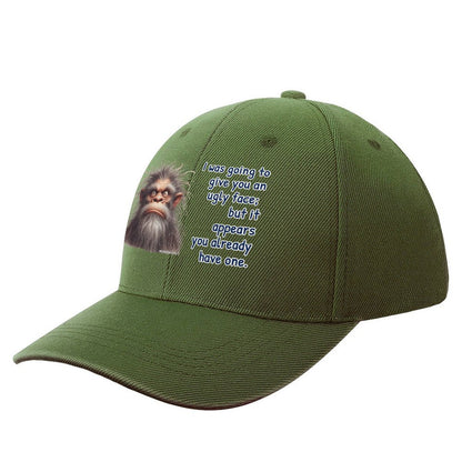 “Sarcastic Sasquatch” Series Polyester Baseball Caps – “I was going to give you…”