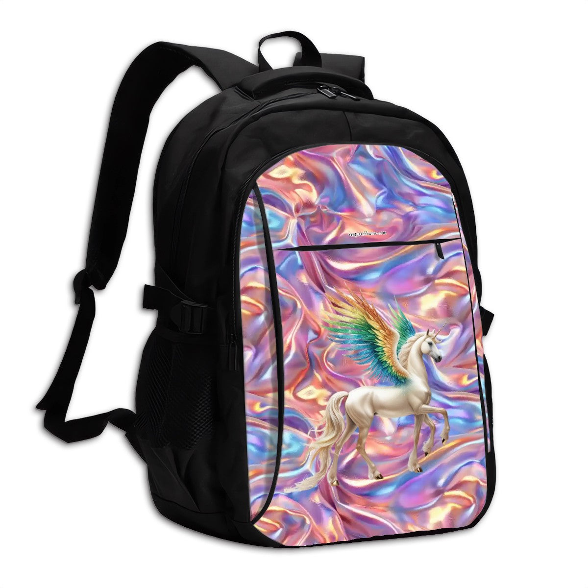 Pegicorn, Large Capacity, Oxford Travel, Laptop Bag with USB Charger