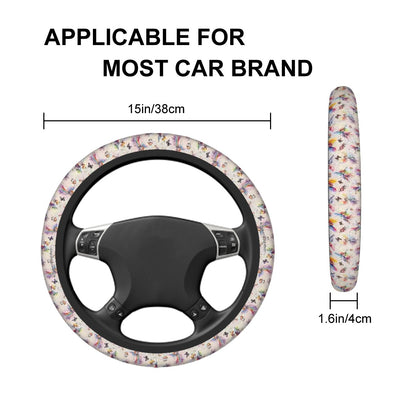 6 Fairy Designs, Rugged Auto Steering Wheel Cover - 15"