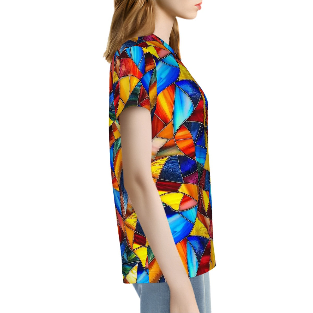 Women's Short-Sleeve T-Shirt, Deco Design