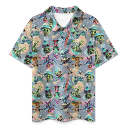 6 Aline Designs, Kids Button Down Polo Shirt