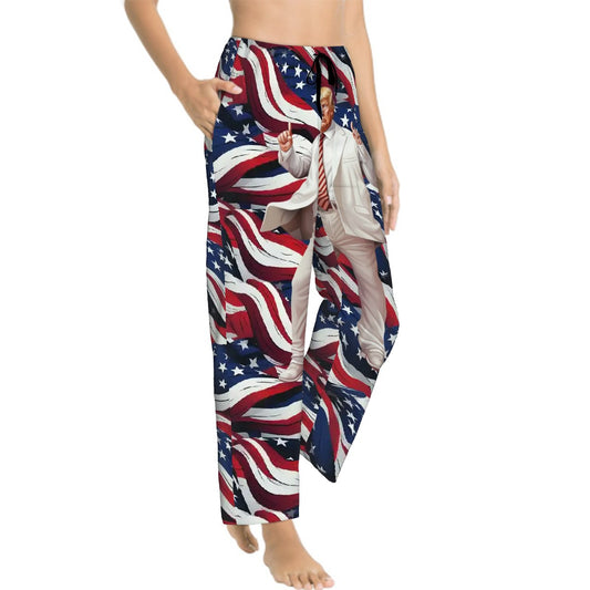 Donald Trump Walking, Dancing, Women's Pajama Pants