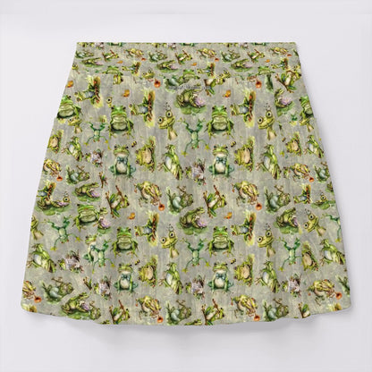 10 Animal Designs, Women’s Milk Silk Sports Skorts with Pockets