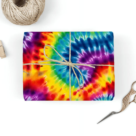 19 Tie Dye Designs, 3 Pack Gift Wrapping Paper Sheets