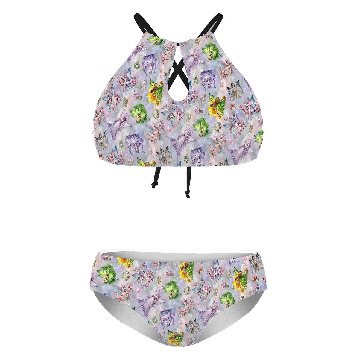 6 Fairy Designs, Plus Size High-Waisted Bikini Customized Services