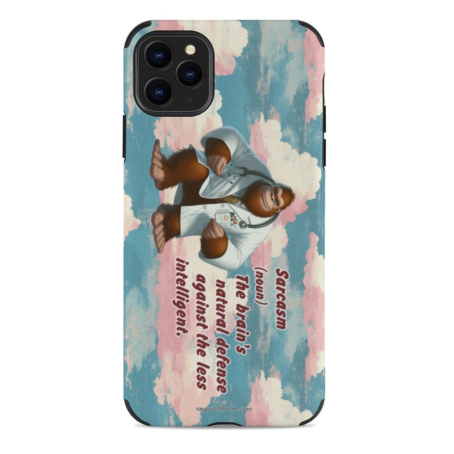 Bigfoot / Sasquatch Dr, "Sarcasm..", Microfiber iPhone 11 Cases