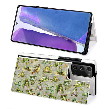 Flip Phone Case / wallet for Samsung Note20 Series- Animals Collection, dog, cat, pig, horse, cow