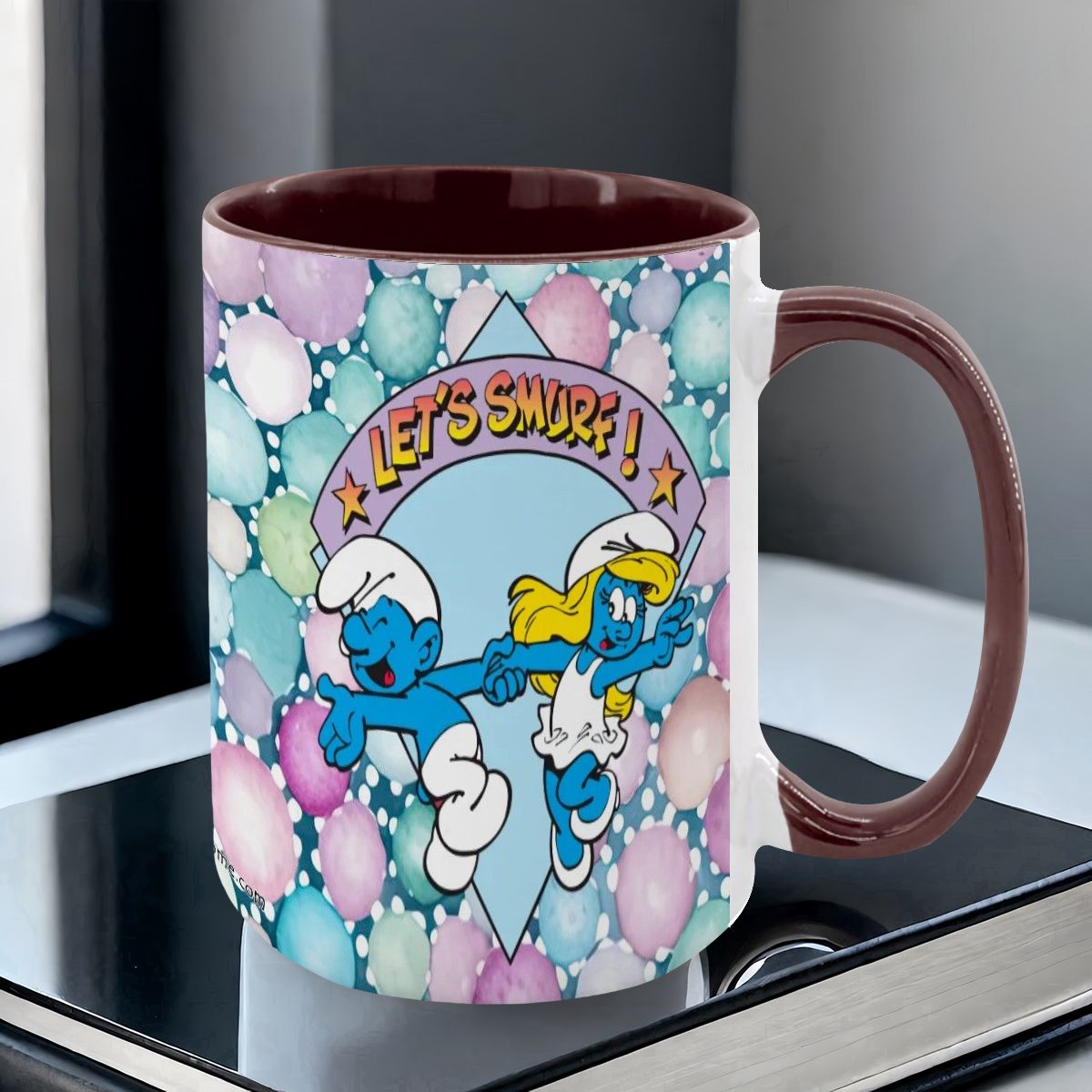 Smurf, Large 15 Ounce Colorful Mugs – Made In USA