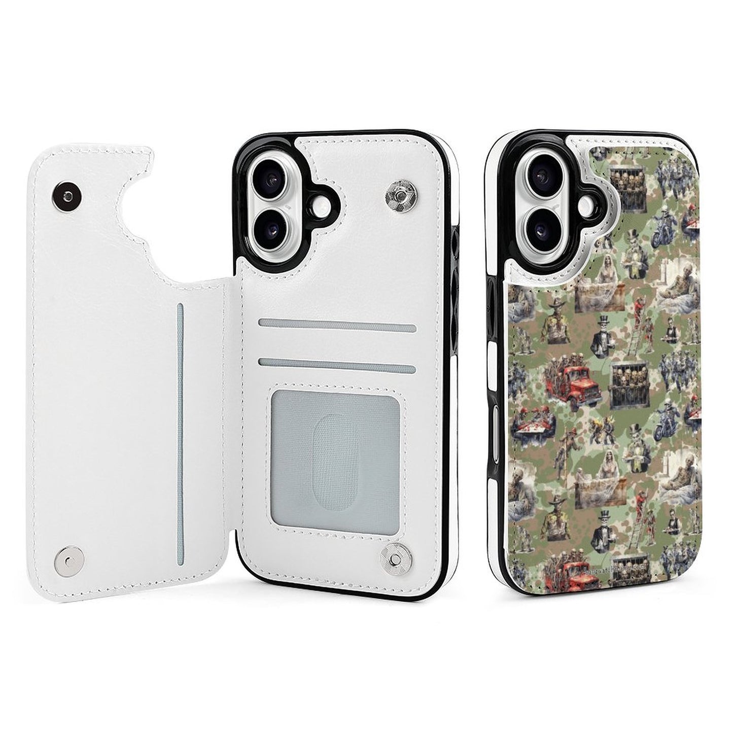 20 Misc Designs, iPhone 16 Faux Leather Wallet Case