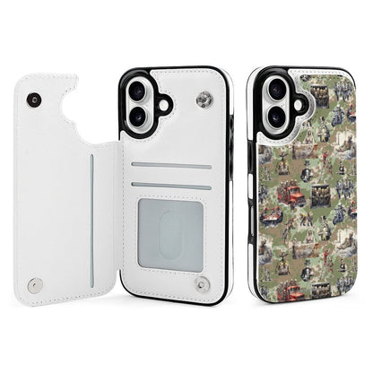 20 Misc Designs, iPhone 16 Faux Leather Wallet Case