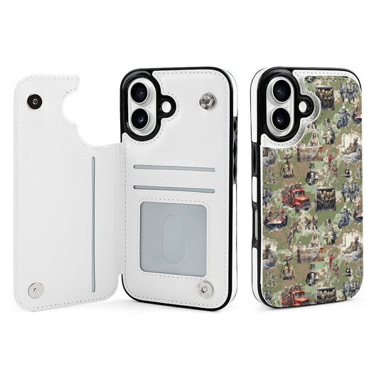 20 Misc Designs, iPhone 16 Faux Leather Wallet Case