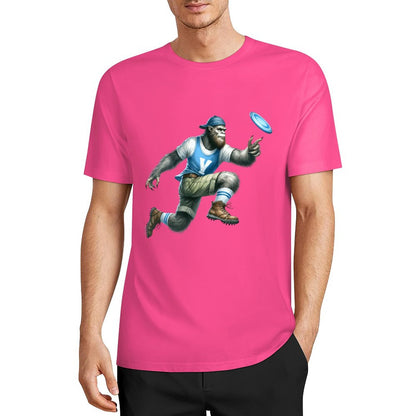 DTF 160gsm Cotton Men's Short Sleeve T-shirt (Front Printing)