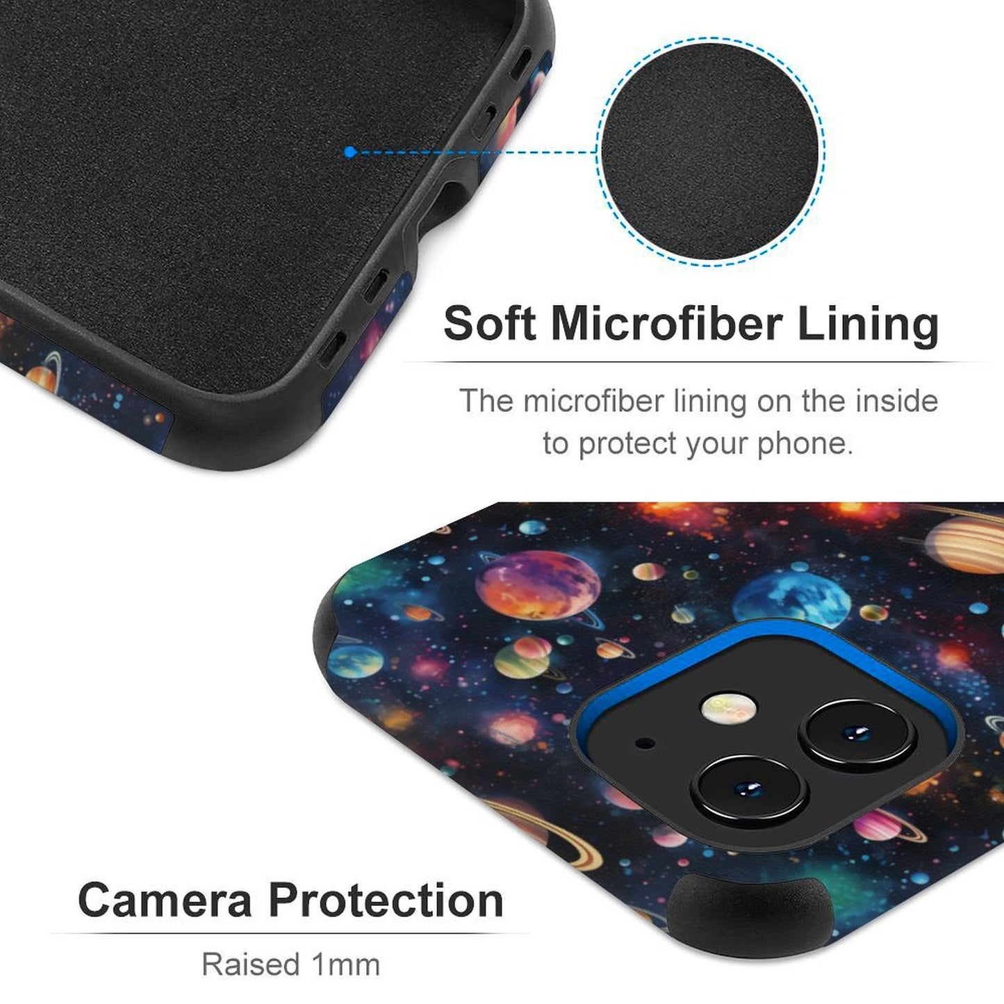 12 Galaxy Outer Space Designs, Microfiber iPhone 11 Cases