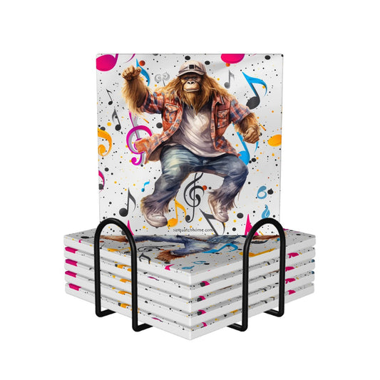 Square Ceramic Coasters 6 pcs