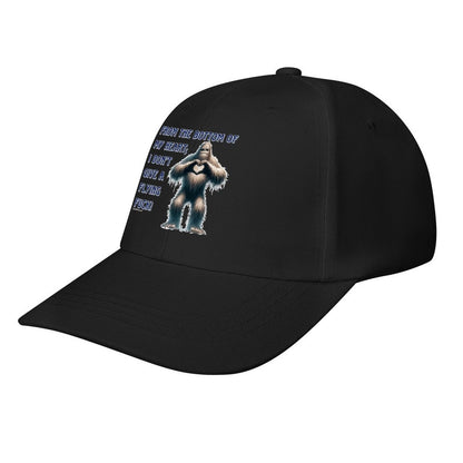 Bigfoot, Sasquatch “From the bottom..", Baseball Cap – 8 Colors