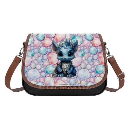 Baby Dragon, Leather Shoulder Bag / Purse