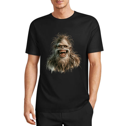 Bigfoot - Sasquatch Silly Short Sleeve Cotton T-Shirt