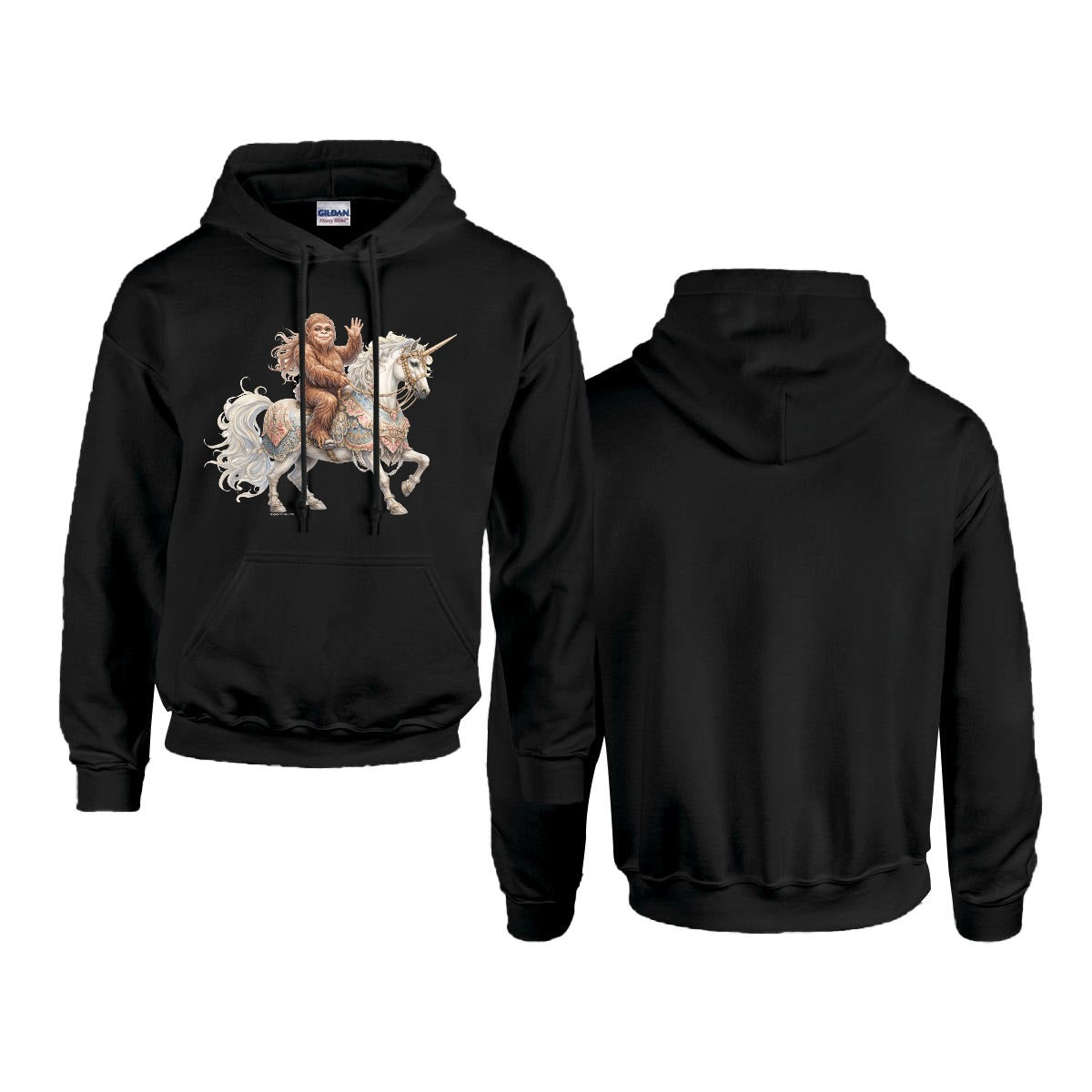 Sasquatch, Bigfoot Design, Gildan 18500 Poly-Cotton Hoodie