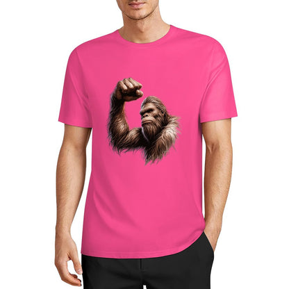 Bigfoot - Sasquatch Big Muscle Short Sleeve Cotton T-Shirt