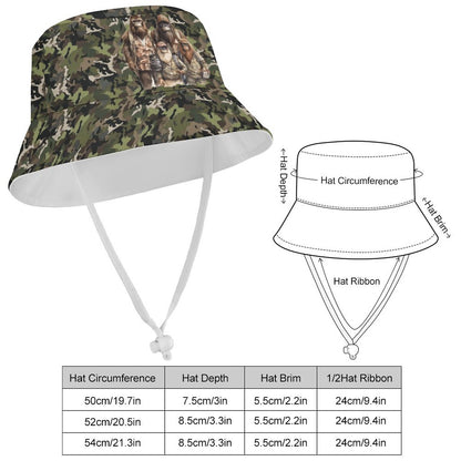 Bigfoot / Sasquatch Family, Kid’s Bucket Hat