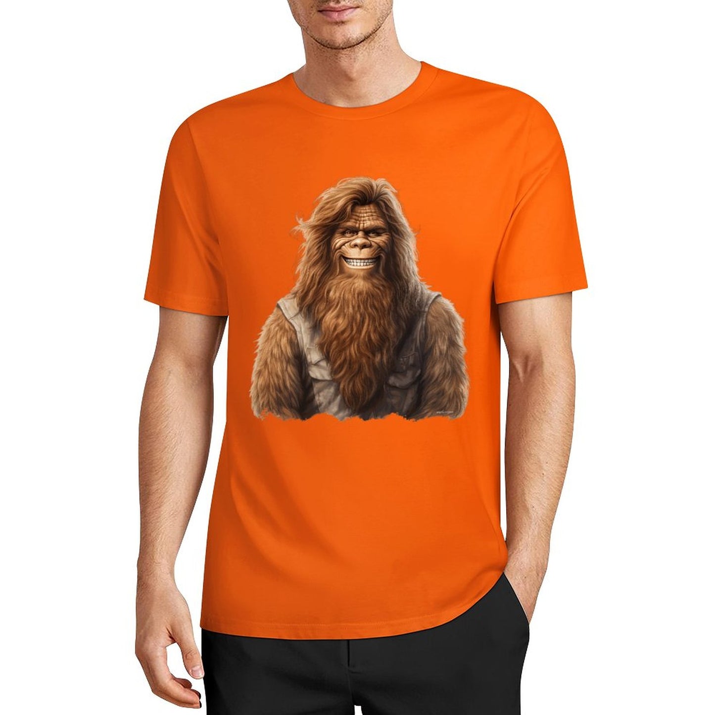 Bigfoot - Sasquatch Hillbillie Short Sleeve Cotton T-Shirt