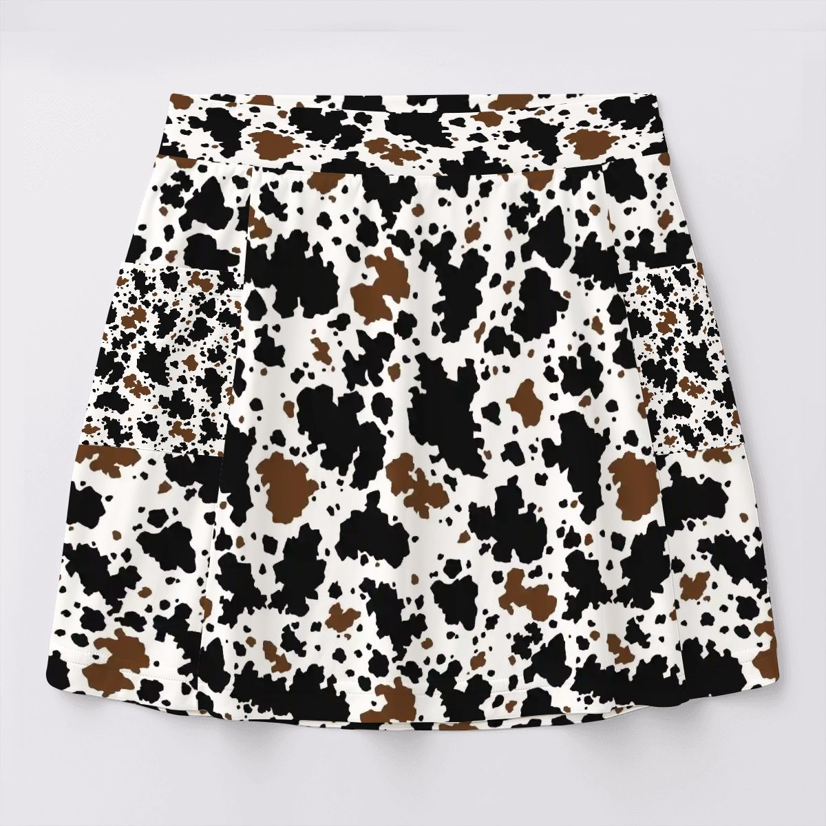Cow Hide, Women’s Milk Silk Sports Skorts with Pockets