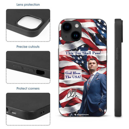 Charlie Kirk Memorial, TPU Apple iPhone 15 Case