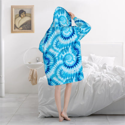 Beautiful Tie Dye Adult Blanket Hoodies, Hoodie Blankets, Blankets