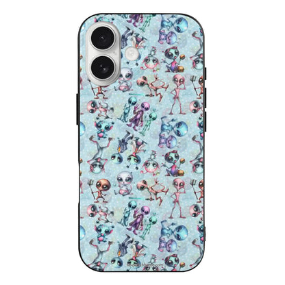 6 Alien Designs, iPhone 17 Thermoplastic Polyurethane Phone Case