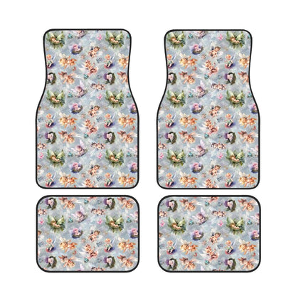 6 Fairy Designs, 4 Piece Auto Floor Mats
