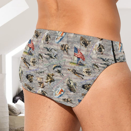 20 Misc Designs, Men’s Silk Briefs Underwear