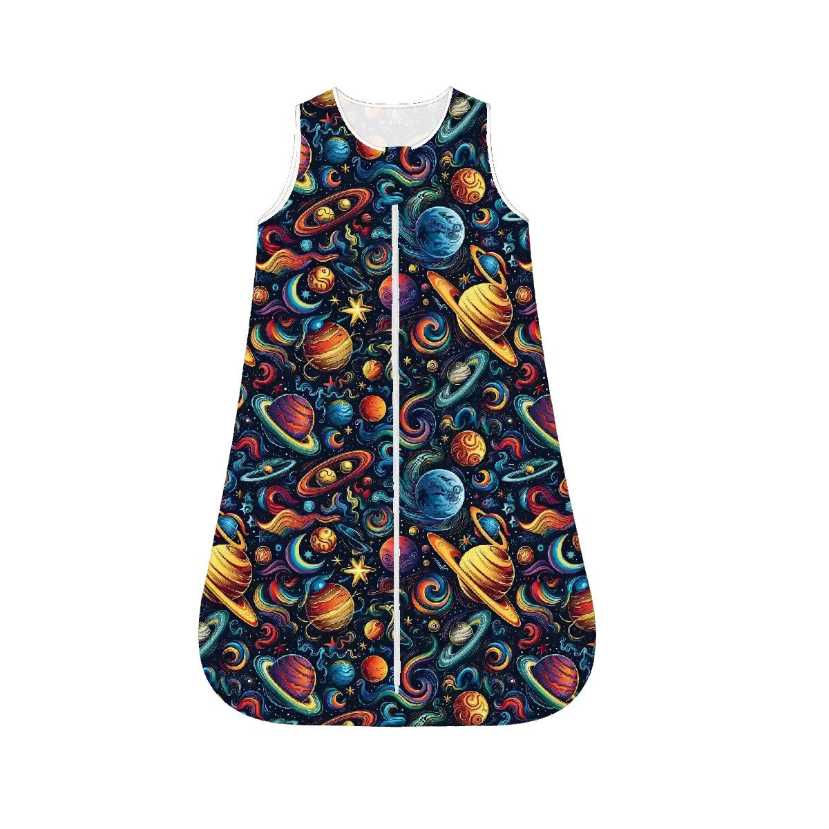 12 Galaxy Outer Space Designs, Sleeveless Baby Sleep Sack