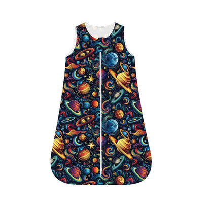 12 Galaxy Outer Space Designs, Sleeveless Baby Sleep Sack